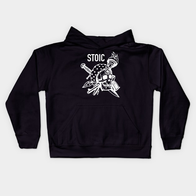 Russian Prison Tattoo Kids Hoodie by Toby Wilkinson